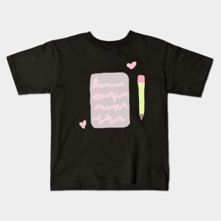 Aesthetic notes Kids T-Shirt